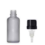 30ml Frosted Grey Glass Dropper Bottle with Dropper Cap