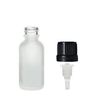10ml Frosted White Glass Dropper Bottle with Dropper Cap