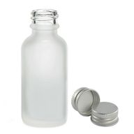 100ml Frosted White Glass Dropper Bottle with with Aluminium Cap