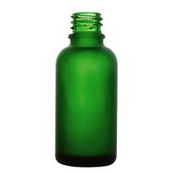 100ml Frosted Green Glass Dropper Bottle - No Cap