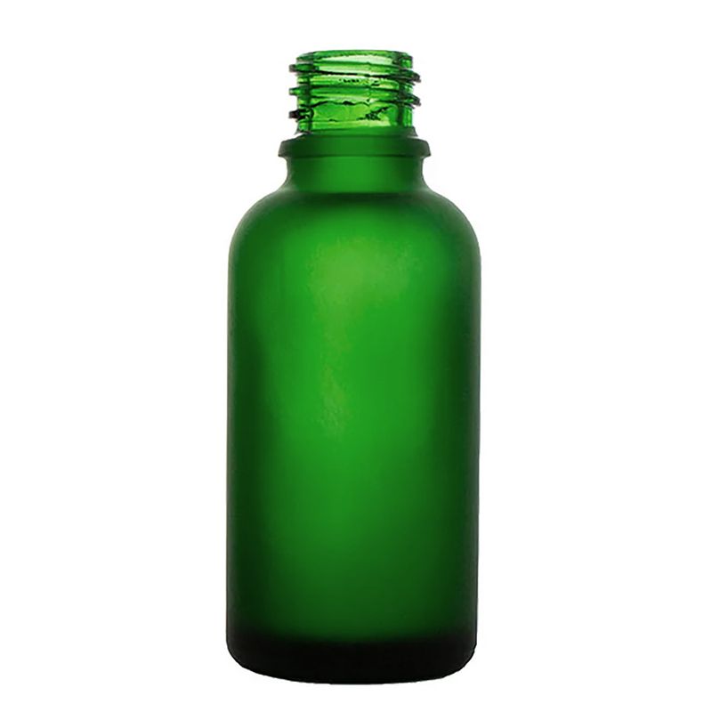 100ml Frosted Green Glass Dropper Bottle - No Cap