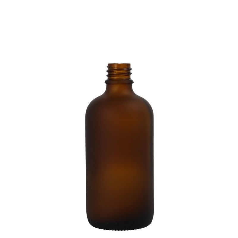 30ml Frosted Amber Glass Dropper Bottle - No Cap