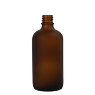 50ml Frosted Amber Glass Dropper Bottle - No Cap