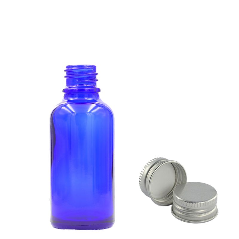 10ml Blue Glass Dropper Bottle with with Aluminium Cap