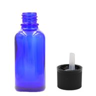 50ml Blue Glass Dropper Bottle  with Child Resistant Dropper Cap