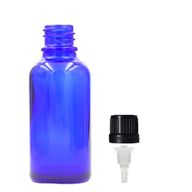 50ml Blue Glass Dropper Bottle with Dropper Cap