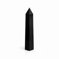 Gemstone Six Face Obelisk Points approx 17cm - Black Tourmaline