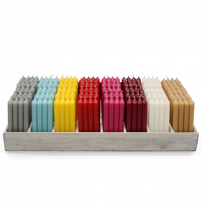 Dinner Candles with Free Tray Display