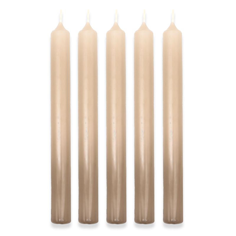 Dinner Candles with Free Dinner Candle  Display Stand Brownwash