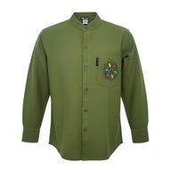 Nomad Sari Kathmandu Shirt - Forest Green - Medium