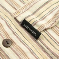 Nomad Sari Grandad Shirt - Brown Beige - Medium