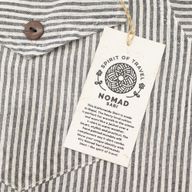 Nomad Sari Grandad Shirt - Grey Stone - Medium