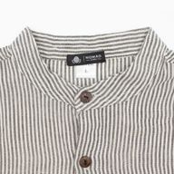 Nomad Sari Grandad Shirt - Grey Stone - Medium