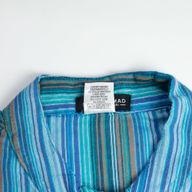 Nomad Sari Grandad Shirt - Turquoise - Medium