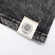 Nomad Sari Stonewashed Cotton T-Shirt - Rebel - Charcoal - Small