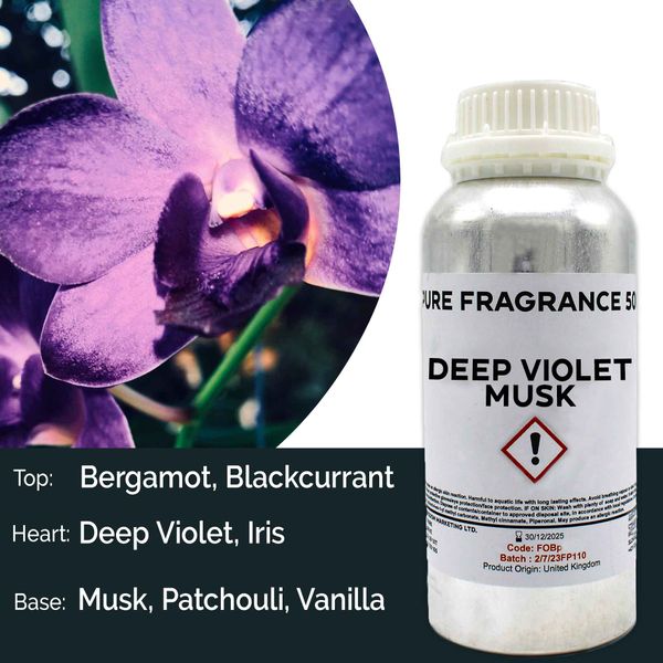 Deep Violet Musk Pure Fragrance Oil - 500ml