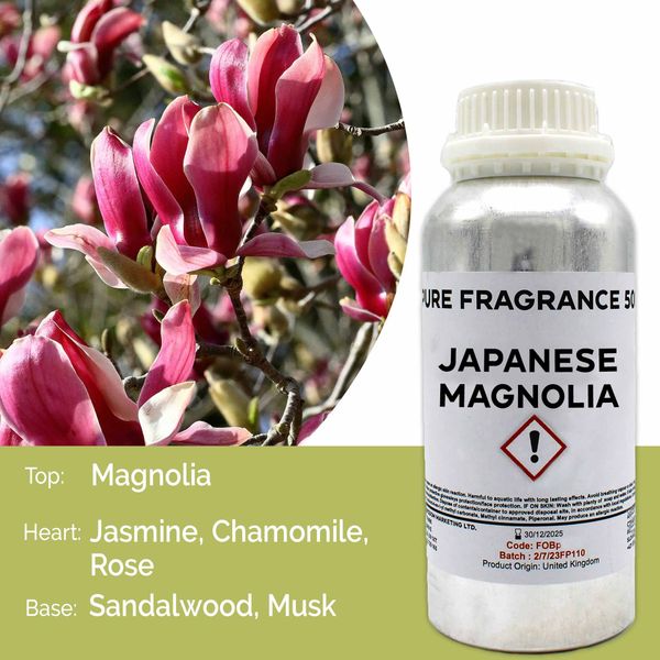 Japanese Magnolia Pure Fragrance Oil - 500ml
