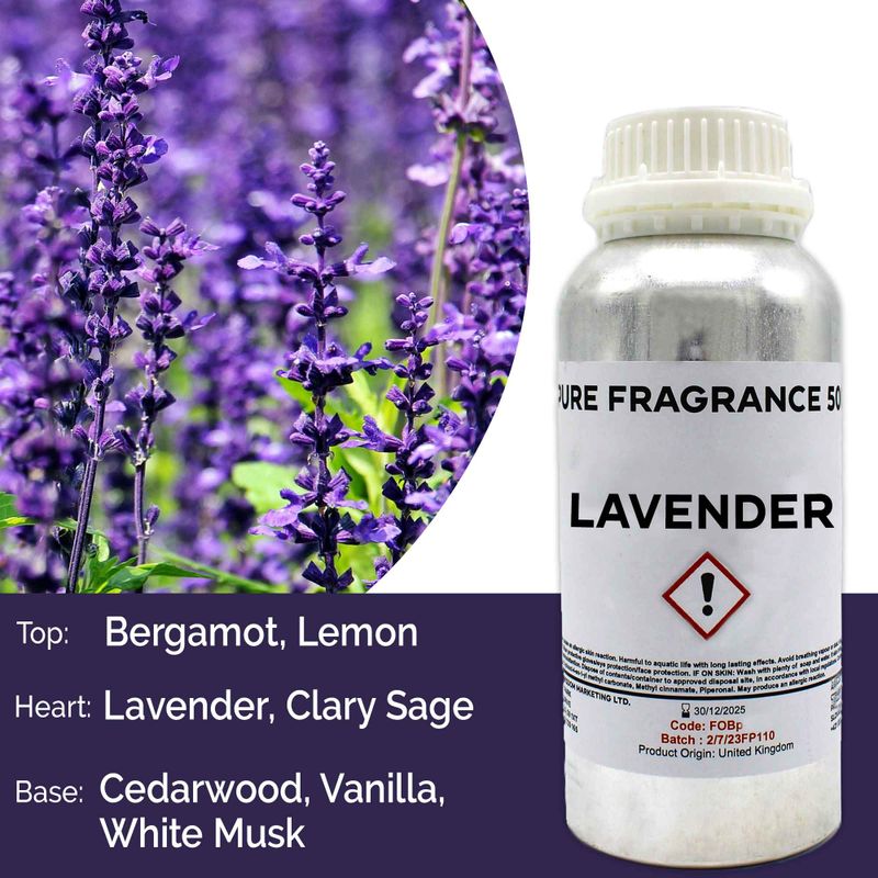 Lavender Pure Fragrance Oil - 500ml