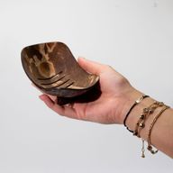 Natural Coconut Soap Dish - Oblong - 11cm