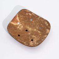 Natural Coconut Soap Dish - Square - 11cm