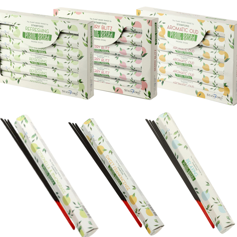 Stamford Premium Plant Based Incense Sticks & Cones & Fragrance Oils Starter Set