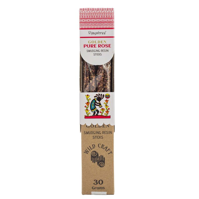 30g Golden Pure Rose Smudging Resin Sticks