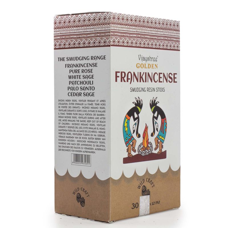 30g Golden Frankincense Smudging Resin Sticks