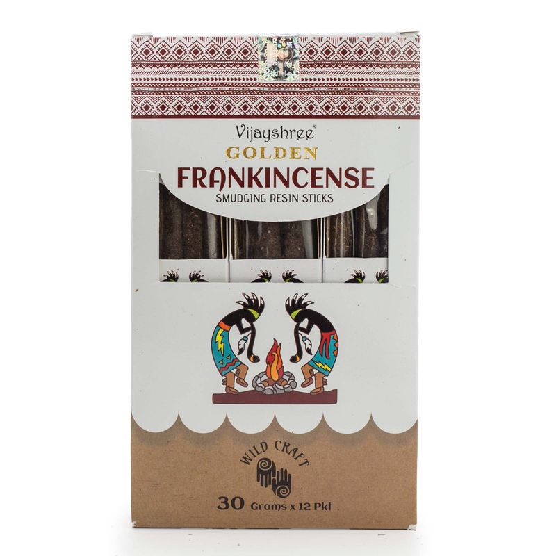 30g Golden Frankincense Smudging Resin Sticks