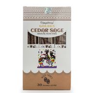 30g Golden Cedar Sage Smudging Resin Sticks