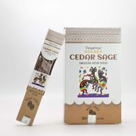 30g Golden Cedar Sage Smudging Resin Sticks
