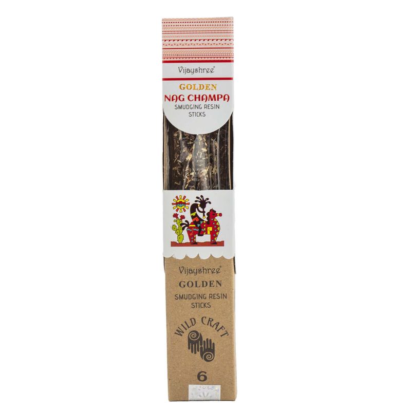 30g Golden Nag Champa Smudging Resin Sticks