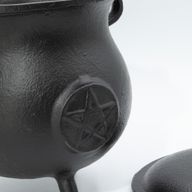 Extra Huge Cast Iron Cauldron with Pentagon 23x18cm (at least 4kg)