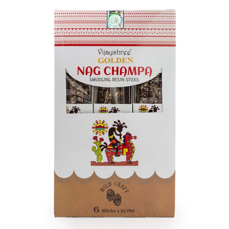 30g Golden Nag Champa Smudging Resin Sticks