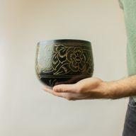 Cauldren Singing Bowl - Magic Mushroom - Yellow (15cm)