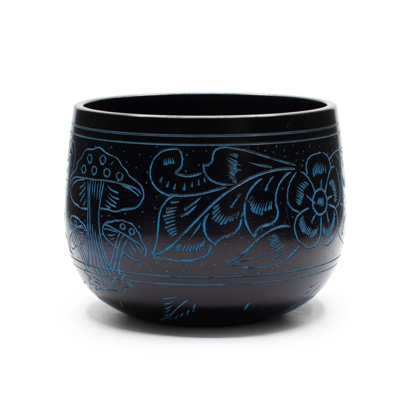 Cauldren Singing Bowl - Magic Mushroom - Blue (15cm)