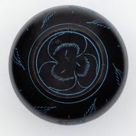 Cauldren Singing Bowl - Magic Mushroom - Blue (15cm)