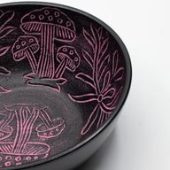 Aluminum Singing Bowl - Magic Mushroom - Pink (20cm)