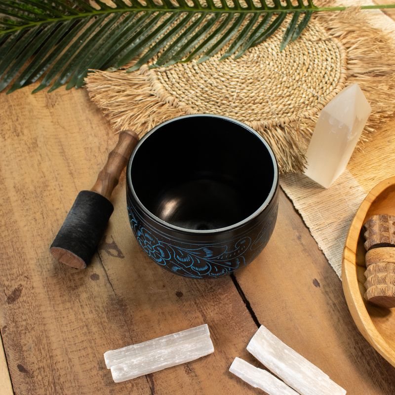 Cauldren Singing Bowl - Magic Mushroom - Blue (15cm)