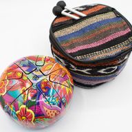 Small Happy Drum Psychedelic - 13x9cm