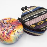 Low Med Happy DrumVolcanic Splash - 14x7cm