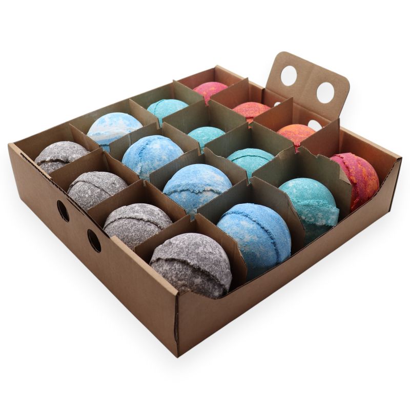 Crystal Bath Bomb - Fire, Eath, Water, Air (Discovery Pack)