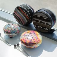 Low Med Happy DrumVolcanic Splash - 14x7cm