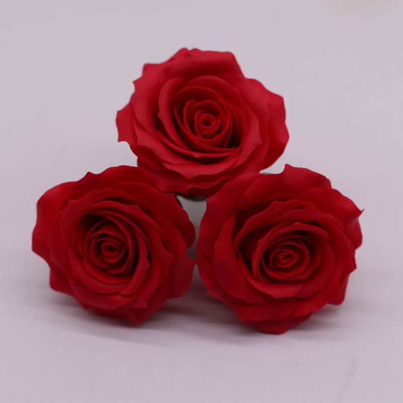 Craft Soap Flower - (5-Layer) Romatic Rose - Red
