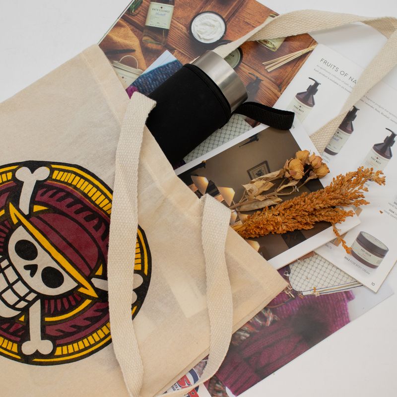 Iconic Basic Tote Bag - REBEL - (40x37cm) - Natural 4oz