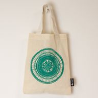 Iconic Mini Gift Tote Bag - Urban Mandala (4 assorted colours) - (25x18cm) - Natural 4oz