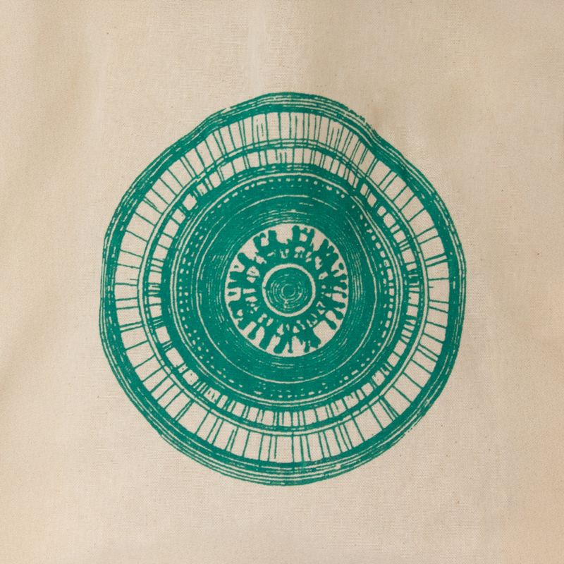 Iconic Mini Gift Tote Bag - Urban Mandala (4 assorted colours) - (25x18cm) - Natural 4oz