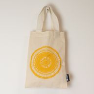 Iconic Mini Gift Tote Bag - Urban Mandala (4 assorted colours) - (25x18cm) - Natural 4oz
