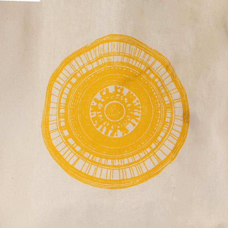 Iconic Mini Gift Tote Bag - Urban Mandala (4 assorted colours) - (25x18cm) - Natural 4oz