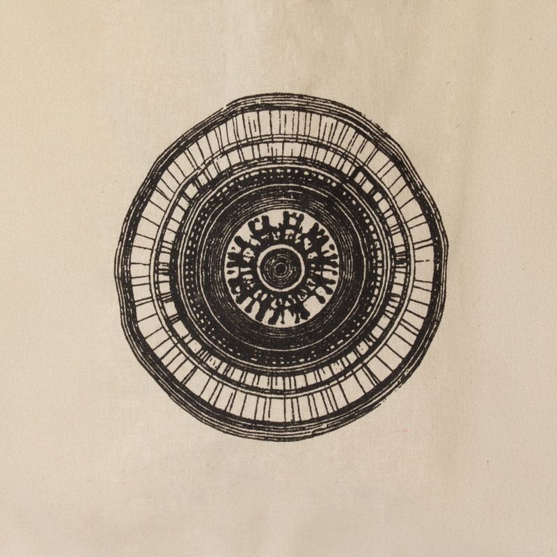 Iconic Mini Gift Tote Bag - Urban Mandala (4 assorted colours) - (25x18cm) - Natural 4oz