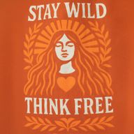 Iconic Toni Tote Bag - Stay Wild (41x31cm) - Natural 10oz - Inside pocket and zip closure